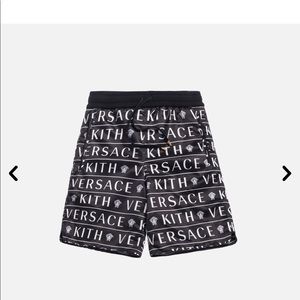 versace x kith shorts